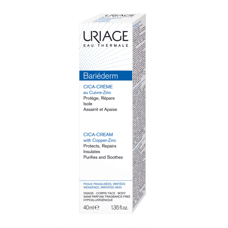 Uriage Bariéderm Cica-Cream with Copper-Zinc 40ml - Image 3