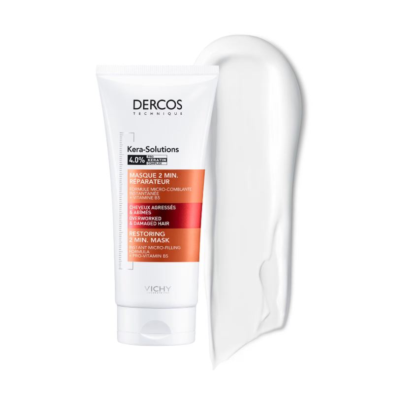 Vichy Dercos Kera Solutions Restoring 2 Minute Conditioning Mask 200ml - Image 3