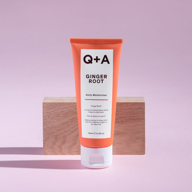 Q+A Ginger Root Daily Moisturiser 75ml - Image 3