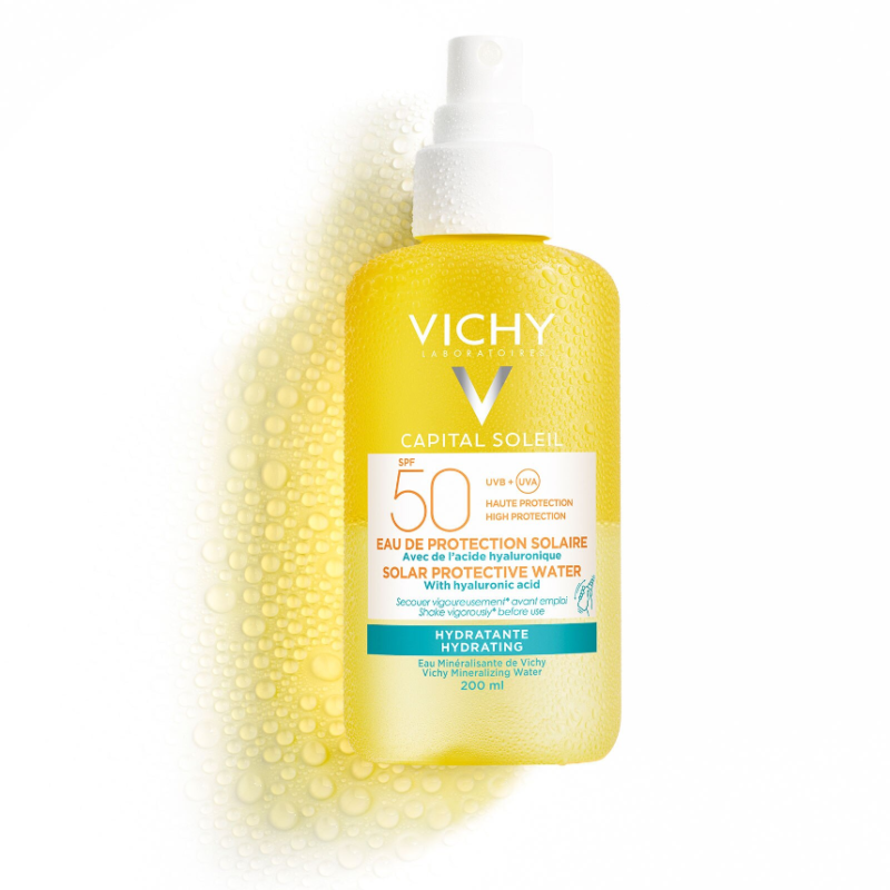 Vichy Capital Soleil Solar Protective Water Hydrating SPF50 200ml - Image 2