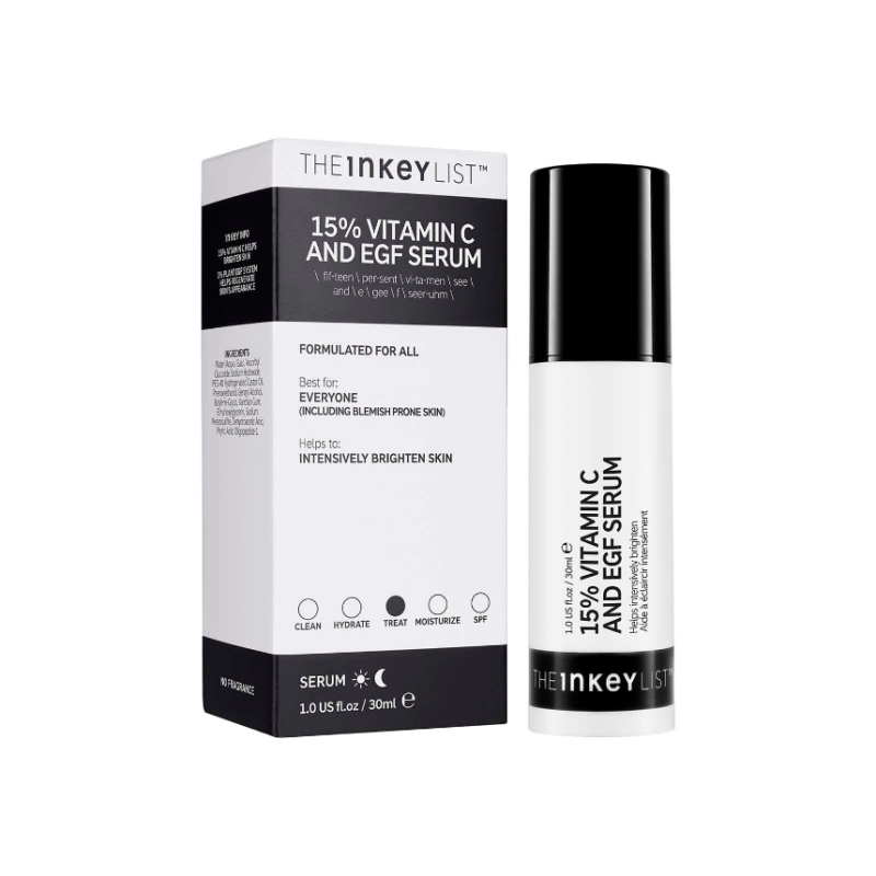 The INKEY List 15% Vitamin C And Egf Serum 30ml - Image 4