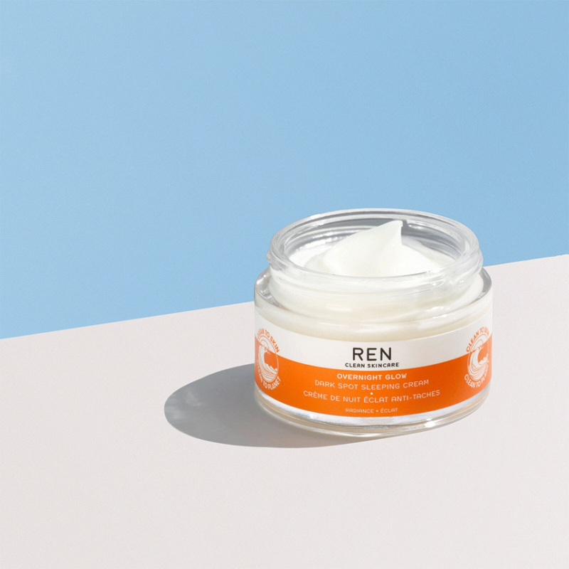 Ren Clean Skincare Radiance Overnight Glow Dark Spot Sleeping Cream 50ml - Image 3