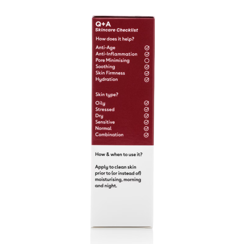 Q+A Hyaluronic Acid Facial Serum 30ml - Image 3