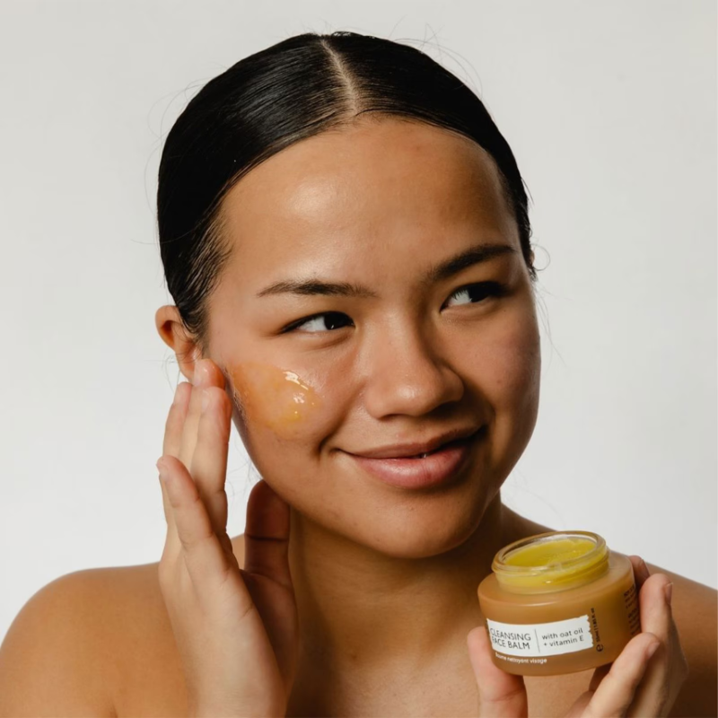 UpCircle Cleansing Face Balm with Apricot Powder 50ml - Image 3