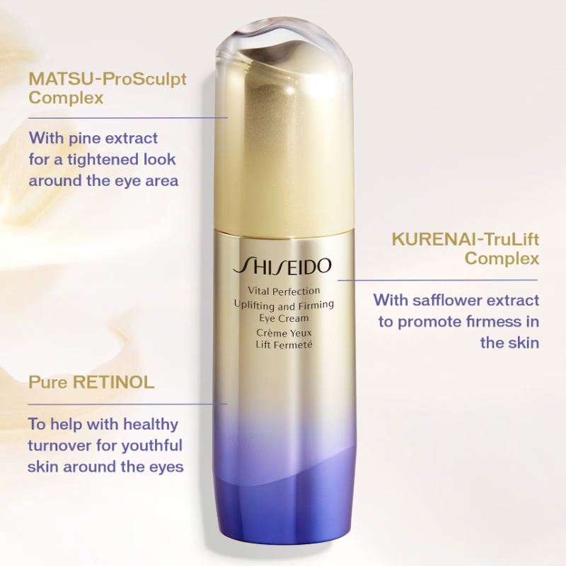 Shiseido Vital Perfection Uplifting and Firming Eye Cream 15ml - Image 5