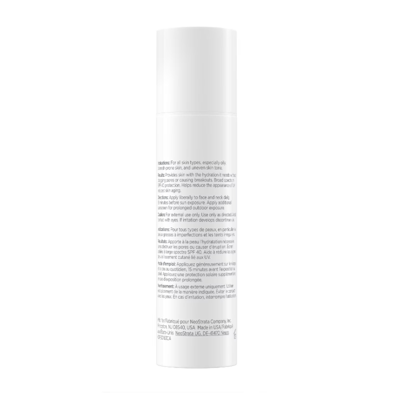 NEOSTRATA Clarify Sheer Hydration Sunscreen Broad Spectrum SPF40 50ml - Image 2