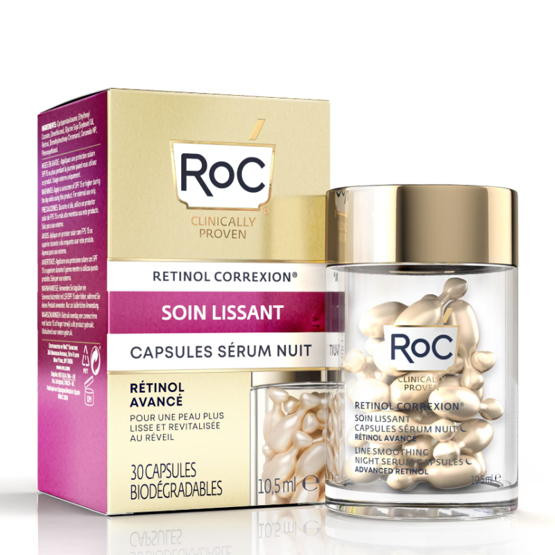 RoC Retinol Correxion Line Smoothing Night Serum Capsules x 30 - Image 3