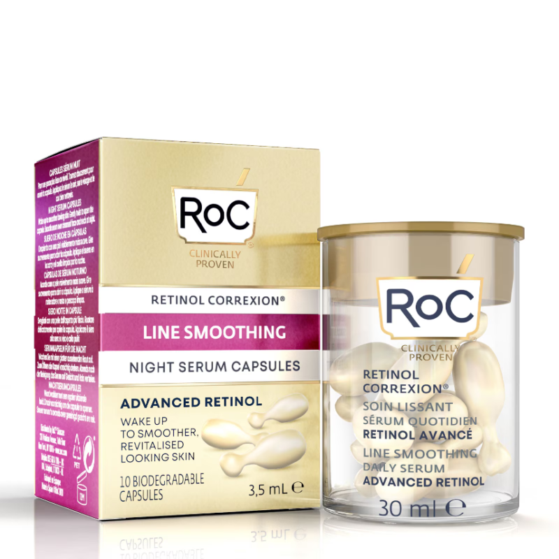 RoC Retinol Correxion Line Smoothing Night Serum Capsules x 10 - Image 3