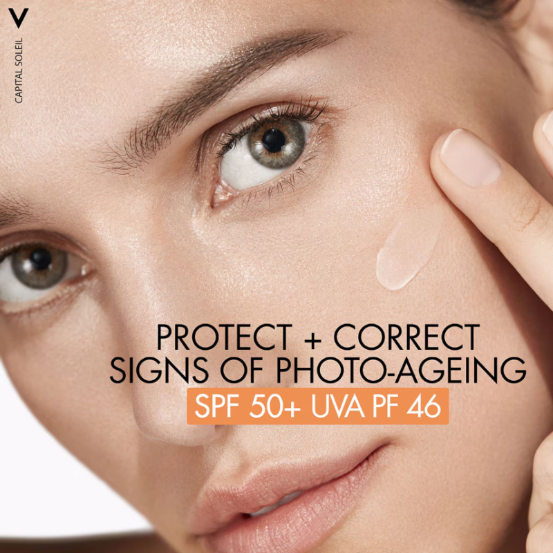 Vichy Capital Soleil UV Age Daily SPF 50+ Invisible Sun Cream with Niacinamide 40ml - Image 2