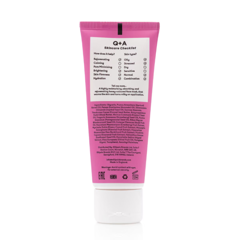 Q+A Vitamin A.C.E Warming Face Mask 75ml - Image 2
