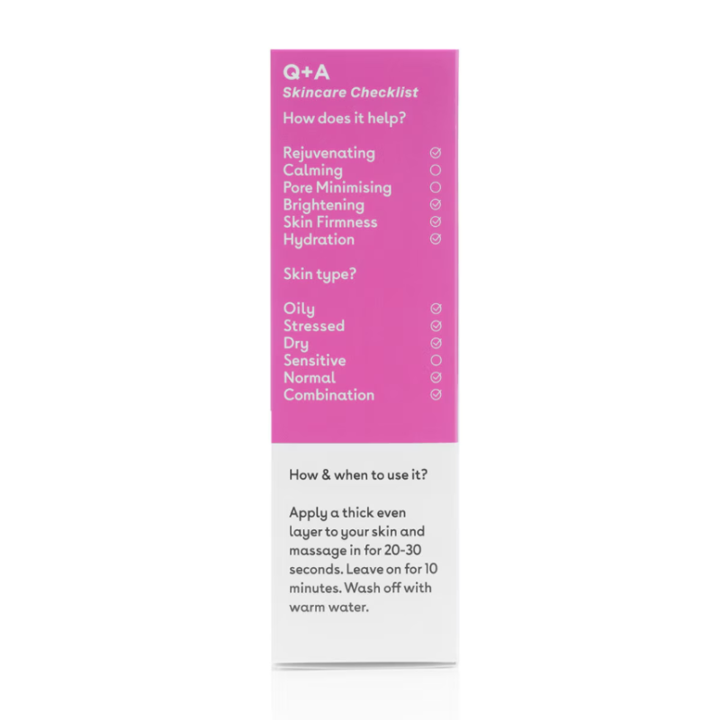 Q+A Vitamin A.C.E Warming Face Mask 75ml - Image 4