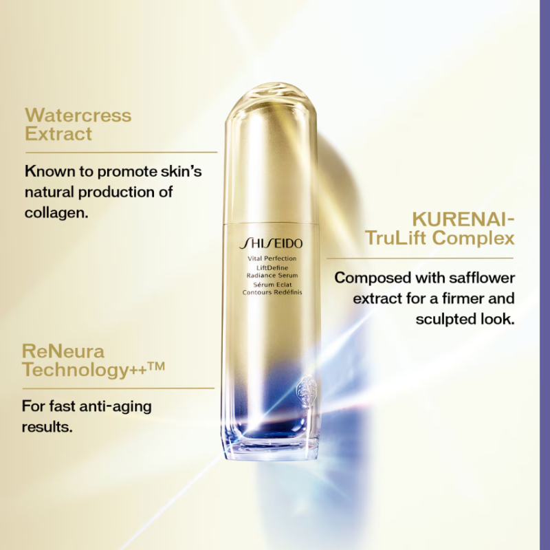 Shiseido Vital Perfection LiftDefine Radiance Serum 40ml - Image 3