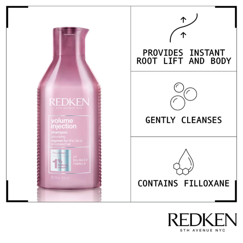 Redken Volume Injection Shampoo 300ml - Image 3