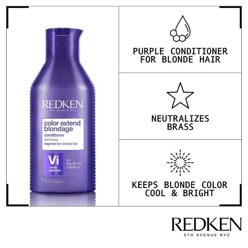 Redken Color Extend Blondage Conditioner 300ml - Image 4