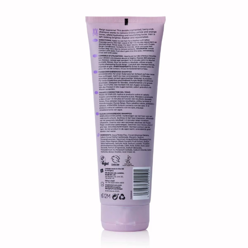 Noughty Purple Reign Tone Correcting Shampoo 250ml - Image 2