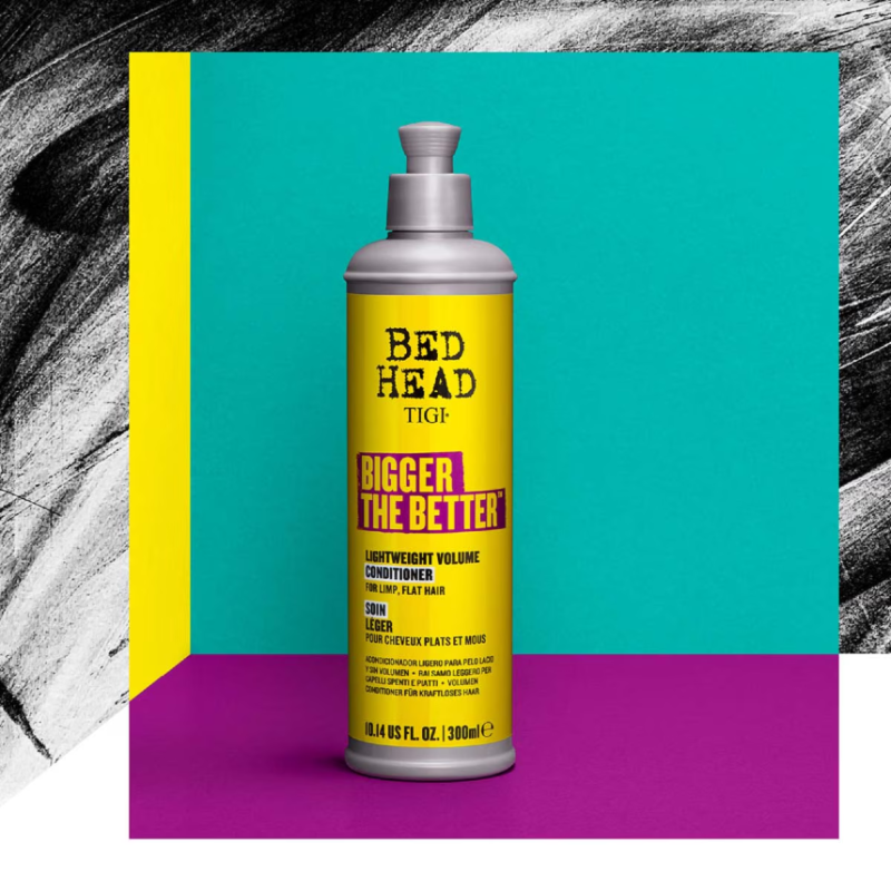 Bed Head by TIGI Bigger The Better Lightweight Volume Conditioner for Fine Hair 300ml - Image 5