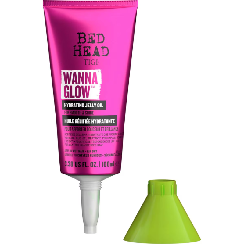 Bed Head by TIGI Wanna Glow Hydrating Jelly Oil for Shiny Smooth Hair 100ml - Image 3