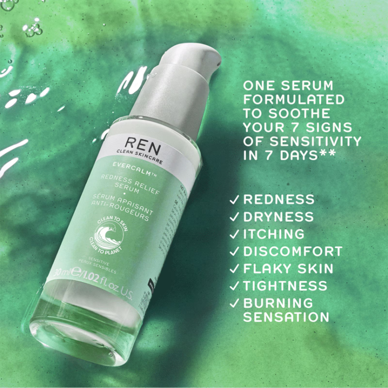 Ren Clean Skincare Redness Relief Serum 30ml - Image 3