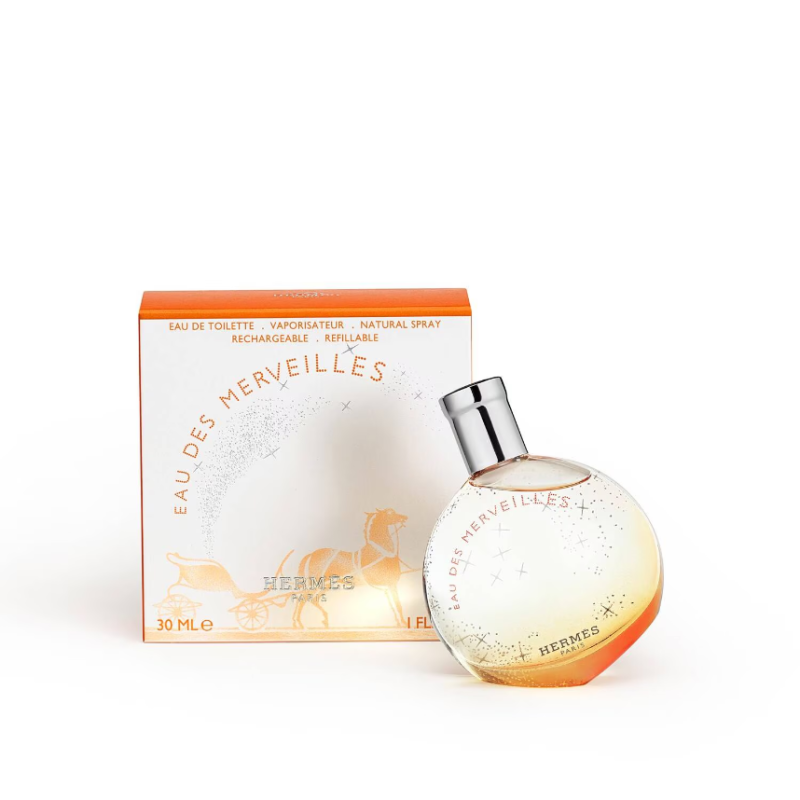 Hermès Eau des Merveilles Eau de Toilette 30ml Natural spray Refillable - Image 2