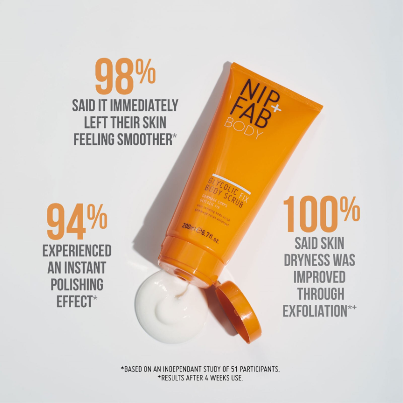 NIP+FAB Glycolic Fix Body Scrub 200ml - Image 3