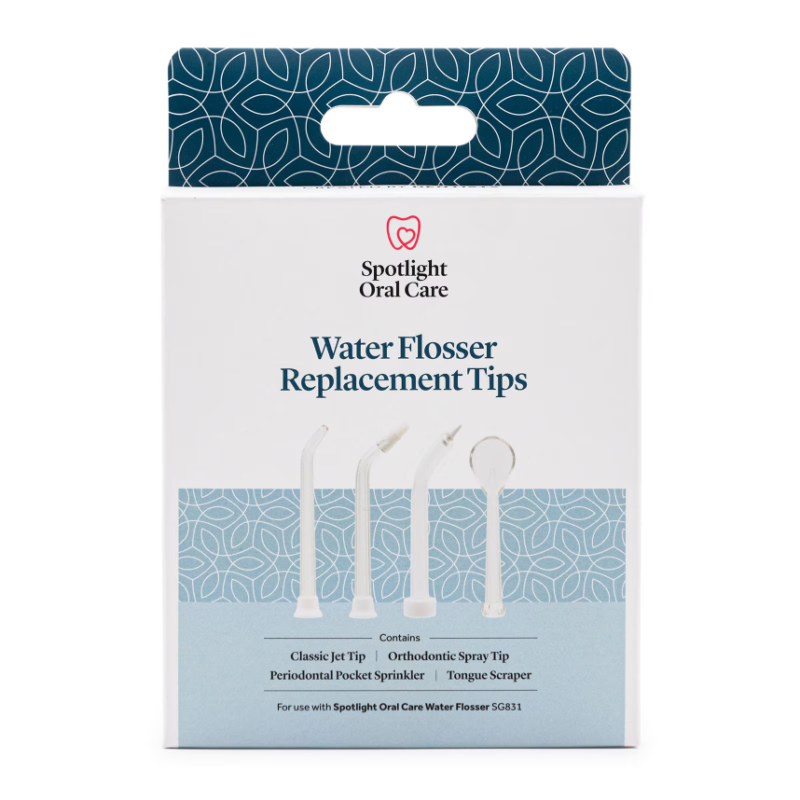 Spotlight Oral Care Water Flosser Replacement Tips x 4