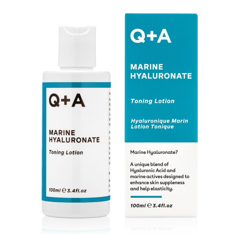 Q+A Marine Hyaluronic Toning Lotion 100ml - Image 2