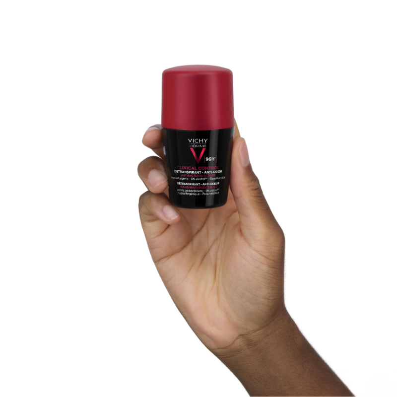 Vichy Men's Clinical Control 96HR Protection Anti-Perspirant Roll On Deodorant 50ml - Image 2