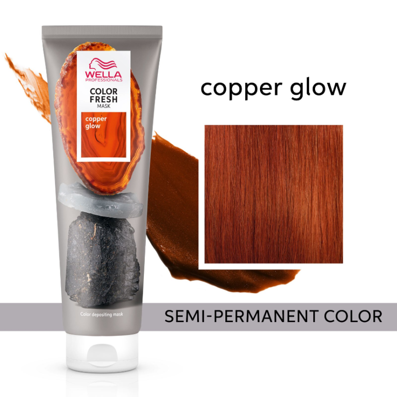 Wella Professionals Color Fresh Semi-Permanent Colour Mask - Copper Glow 150ml - Image 2