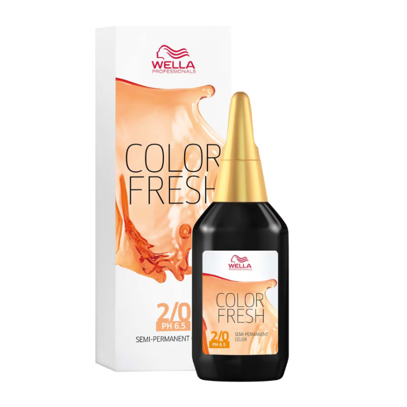 Wella Professionals Color Fresh Semi-Permanent Colour - Black 75ml