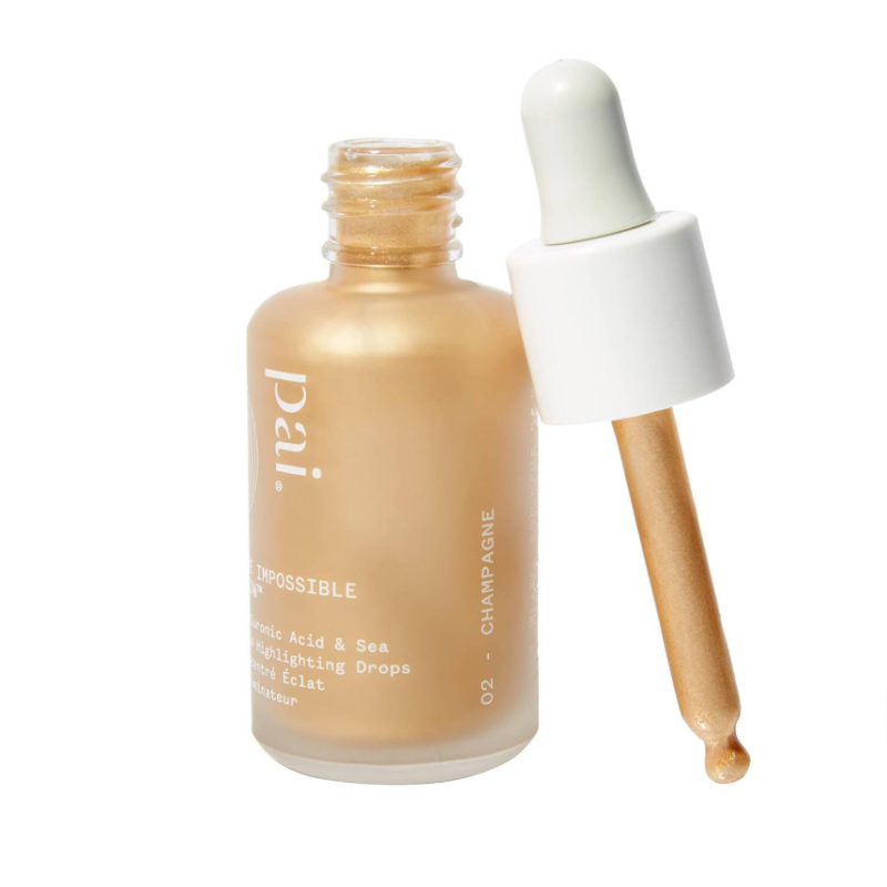 Pai Skincare The Impossible Glow Hyaluronic Acid and Sea Kelp Bronzing Drops Rose Gold 30ml - Image 2