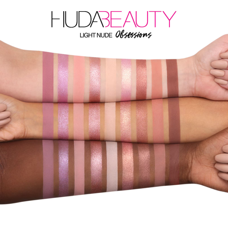 Huda Beauty Nude Obsessions Eyeshadow Palette Light 9.9g - Image 3