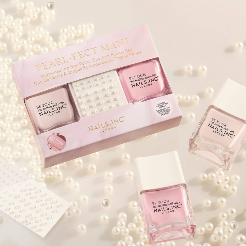 Nails.INC Pearl-fect Mani Nail Polish Duo - Image 3