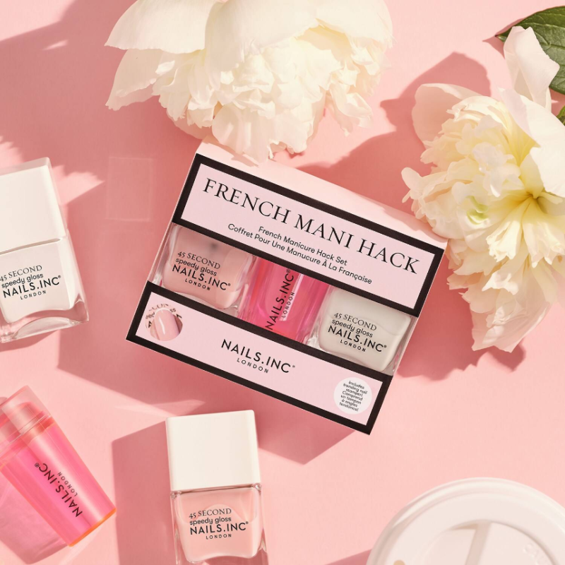 Nails.INC French Mani Hack Nail Polish Duo - Image 3