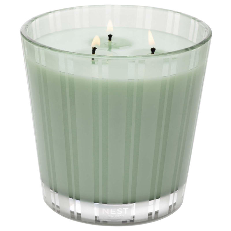 NEST New York Wild Mint & Eucalyptus 3-Wick Candle 600g - Image 2