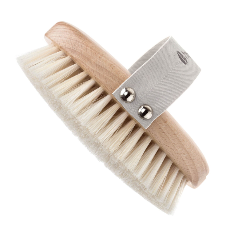 Hydrea London Body Brush with Natural Bristles - Medium Strength - Image 3