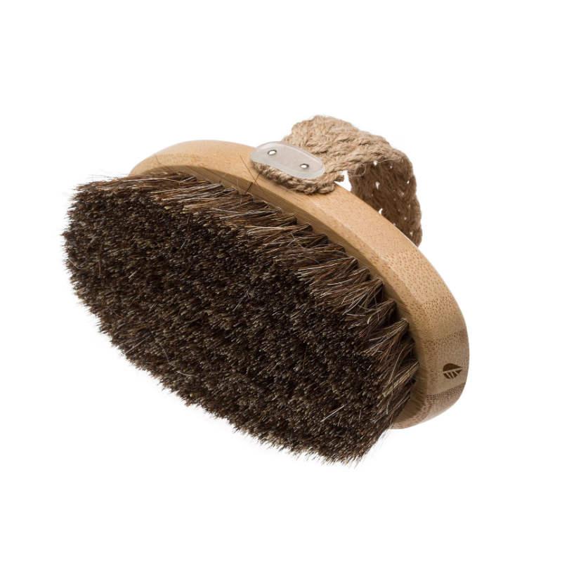 Hydréa London Bamboo Bath Brush With Mane and Cactus Bristle - Image 2