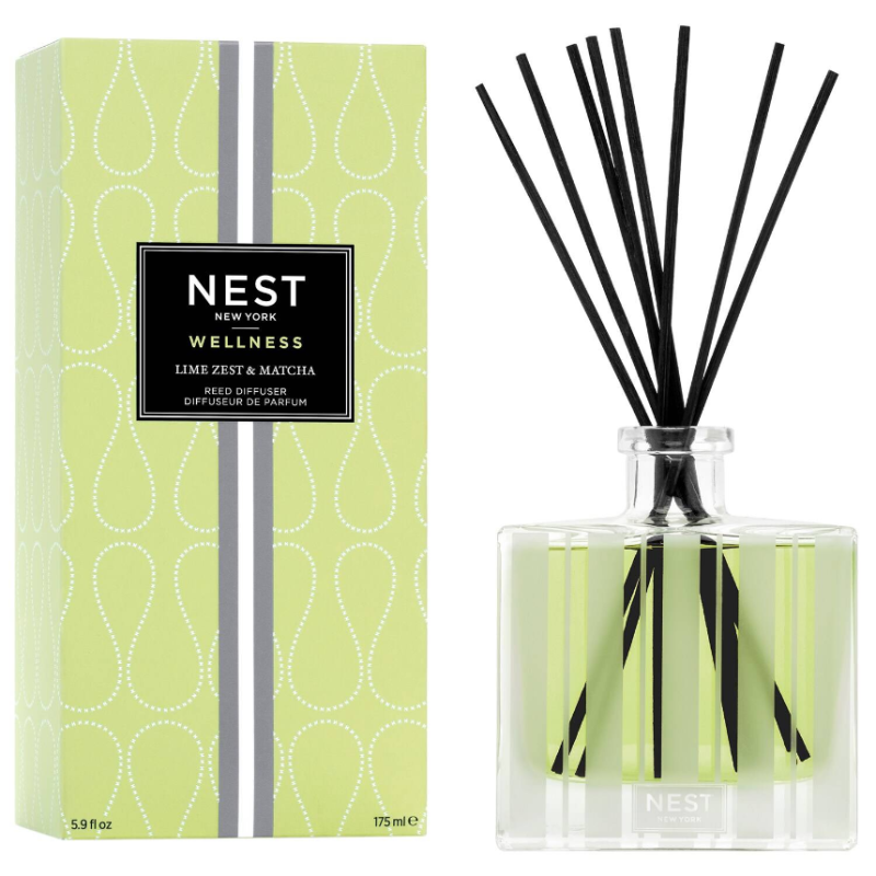 NEST New York Lime Zest & Matcha Reed Diffuser 175ml - Image 3