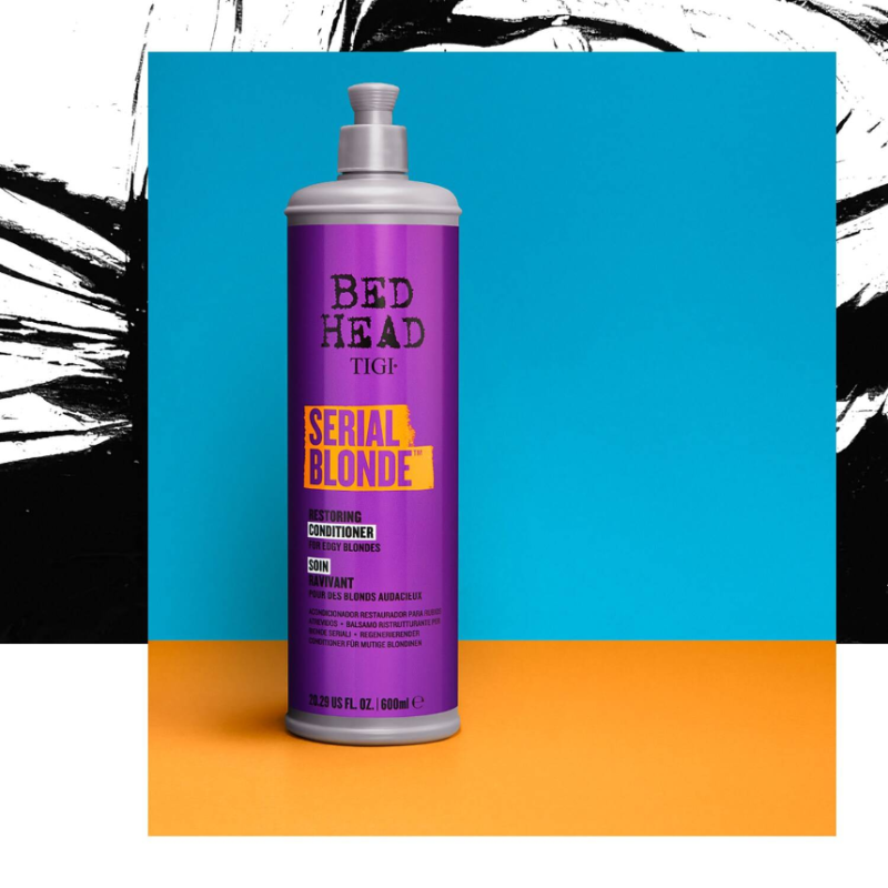 BED HEAD By TIGI Serial Blonde Conditioner for Damaged Blonde Hair 600ml - Image 4