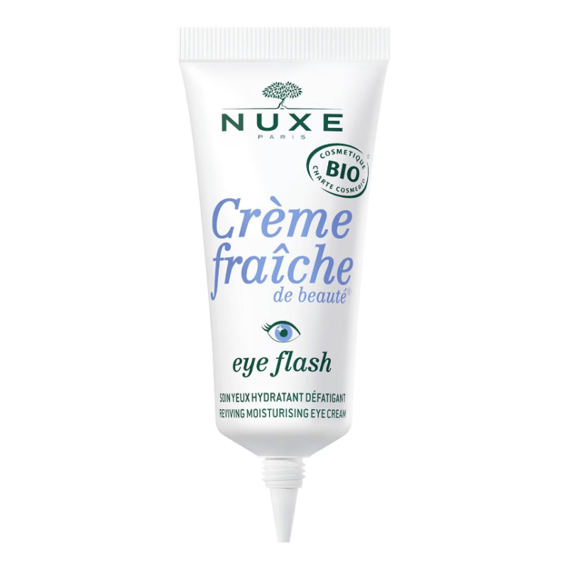 NUXE Eye Flash - Reviving Moisturising Eye Cream, Certified Organic 15ml