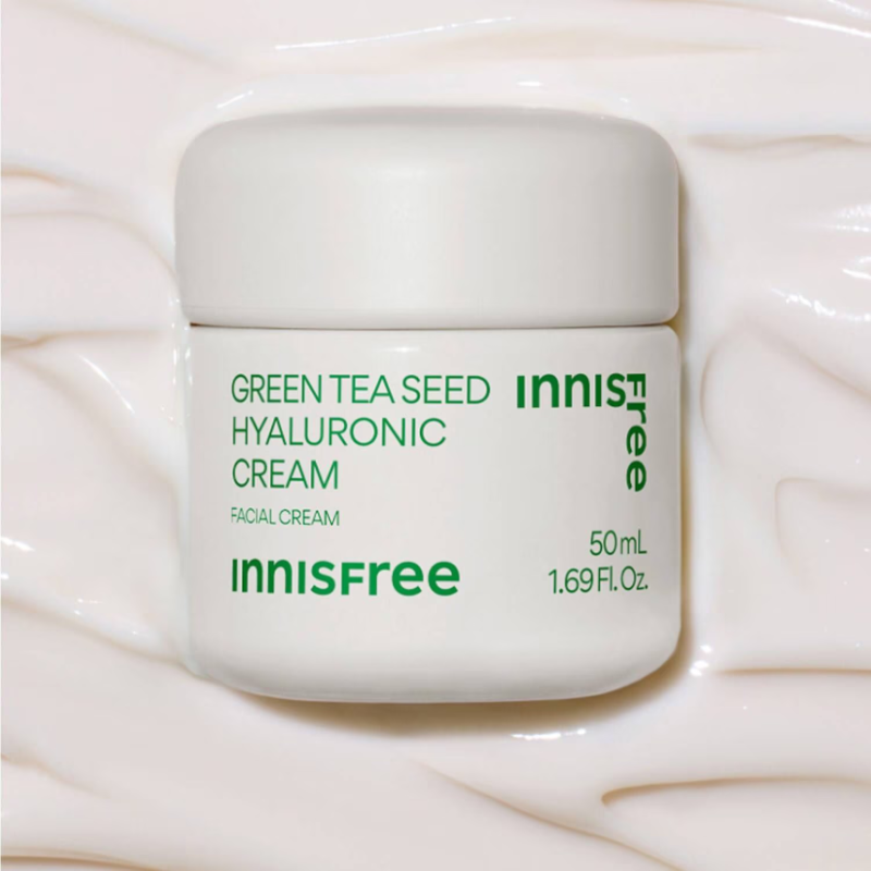 INNISFREE Green Tea Seed Hyaluronic Cream 50ml - Image 4