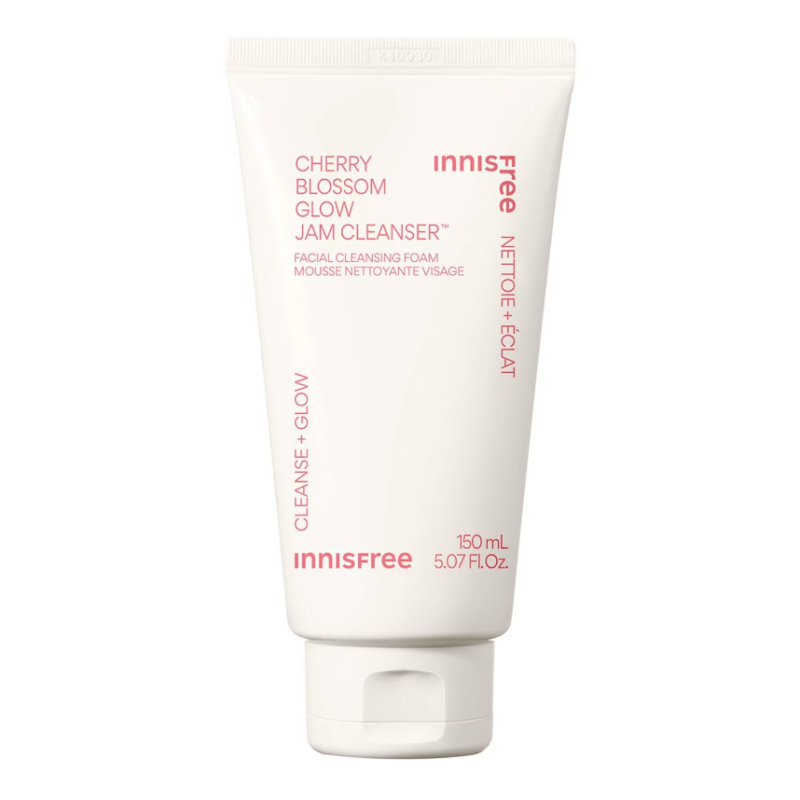 INNISFREE Cherry Blossom Glow Jam Cleanser - Cleansing Foam Radiance & Glow 150ml