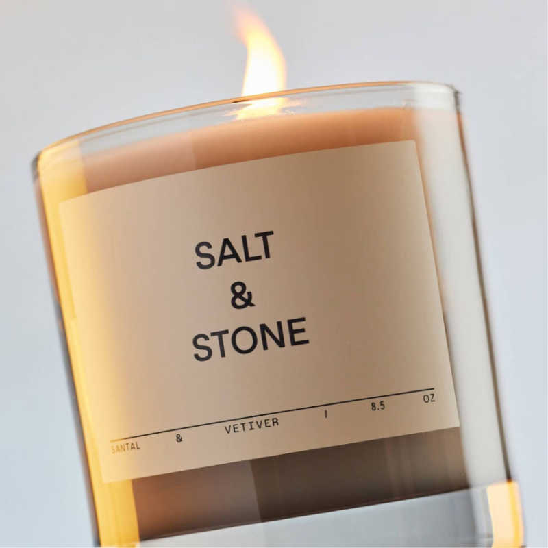 SALT AND STONE Santal & Vetiver Candle 240g - Image 3