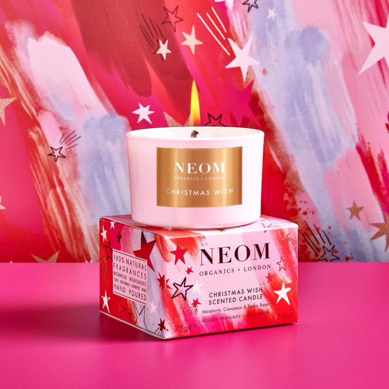 NEOM ORGANICS LONDON Christmas Wish Travel Candle 75g - Image 3