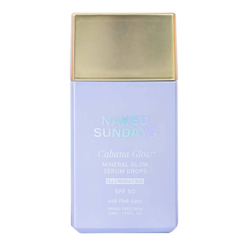 NAKED SUNDAYS ‘Cabana Glow’ Mineral Glow Serum Drops SPF50 Illuminating 40ml