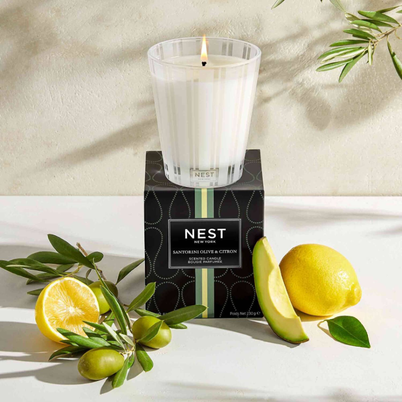 NEST New York Santorini Olive & Citron Classic Candle 230g - Image 3