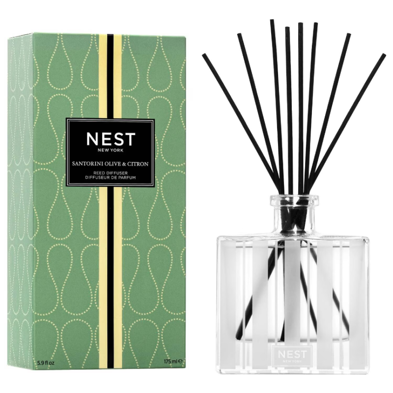 NEST New York Santorini Olive & Citron Reed Diffuser 175g - Image 2