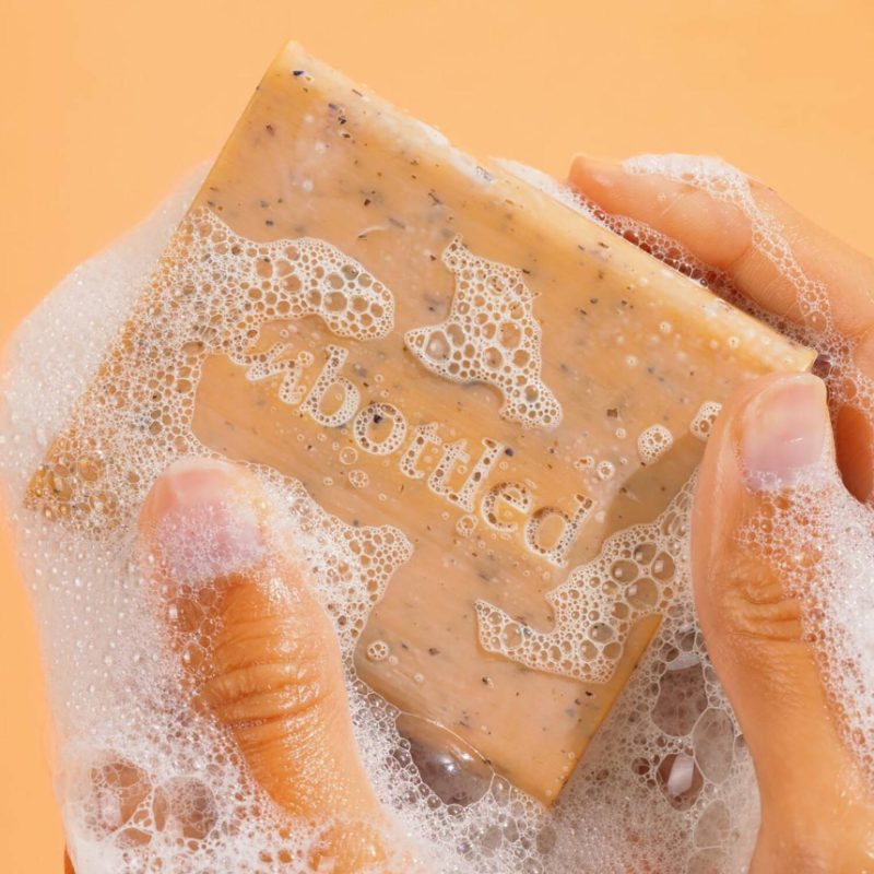UNBOTTLED Body Wash Bar with Mandarin & Verbena pH balanced soap 110g - Image 3