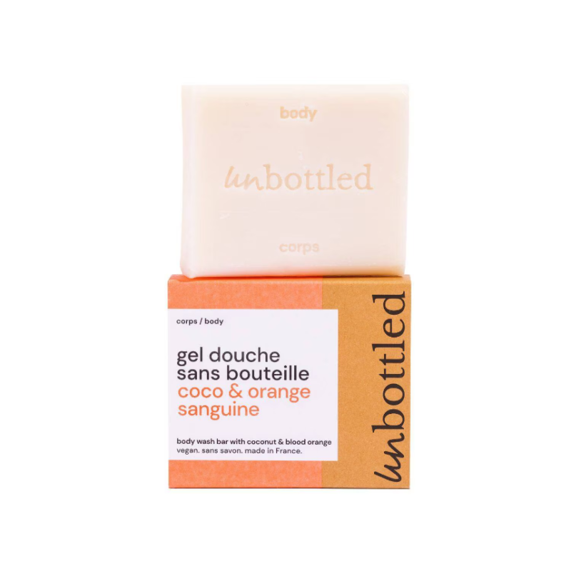 UNBOTTLED SHOWER BAR - COCO & BLOOD ORANGE 110G - Image 2