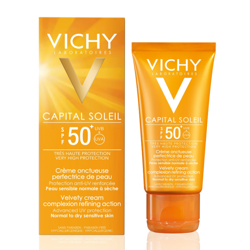 Vichy Ideal Soleil Velvety Face Cream SPF50+ 50ml - Image 2