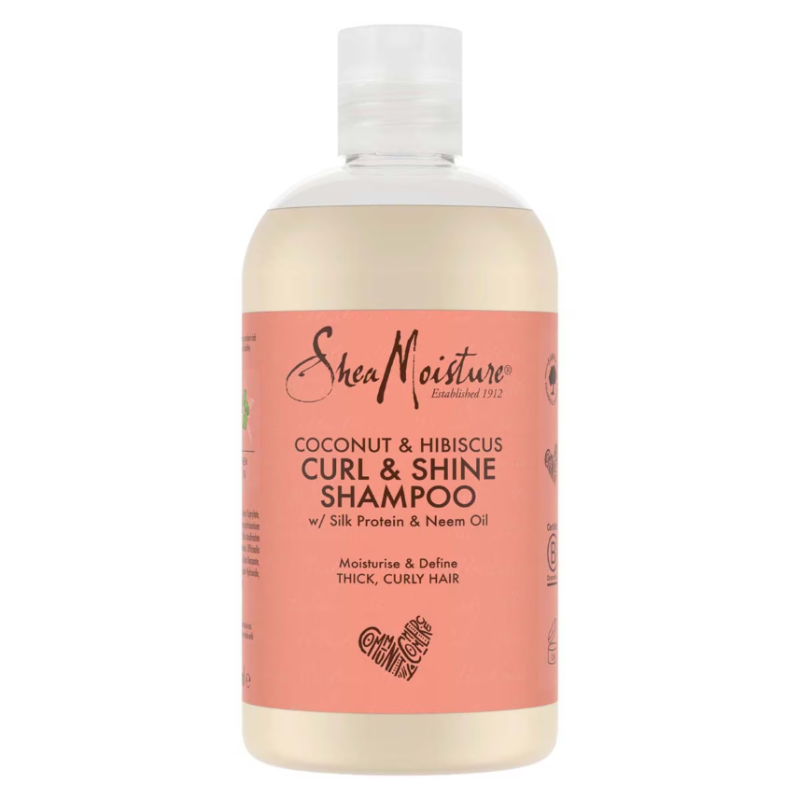 Shea Moisture Coconut & Hibiscus Curl & Shine Shampoo 384ml